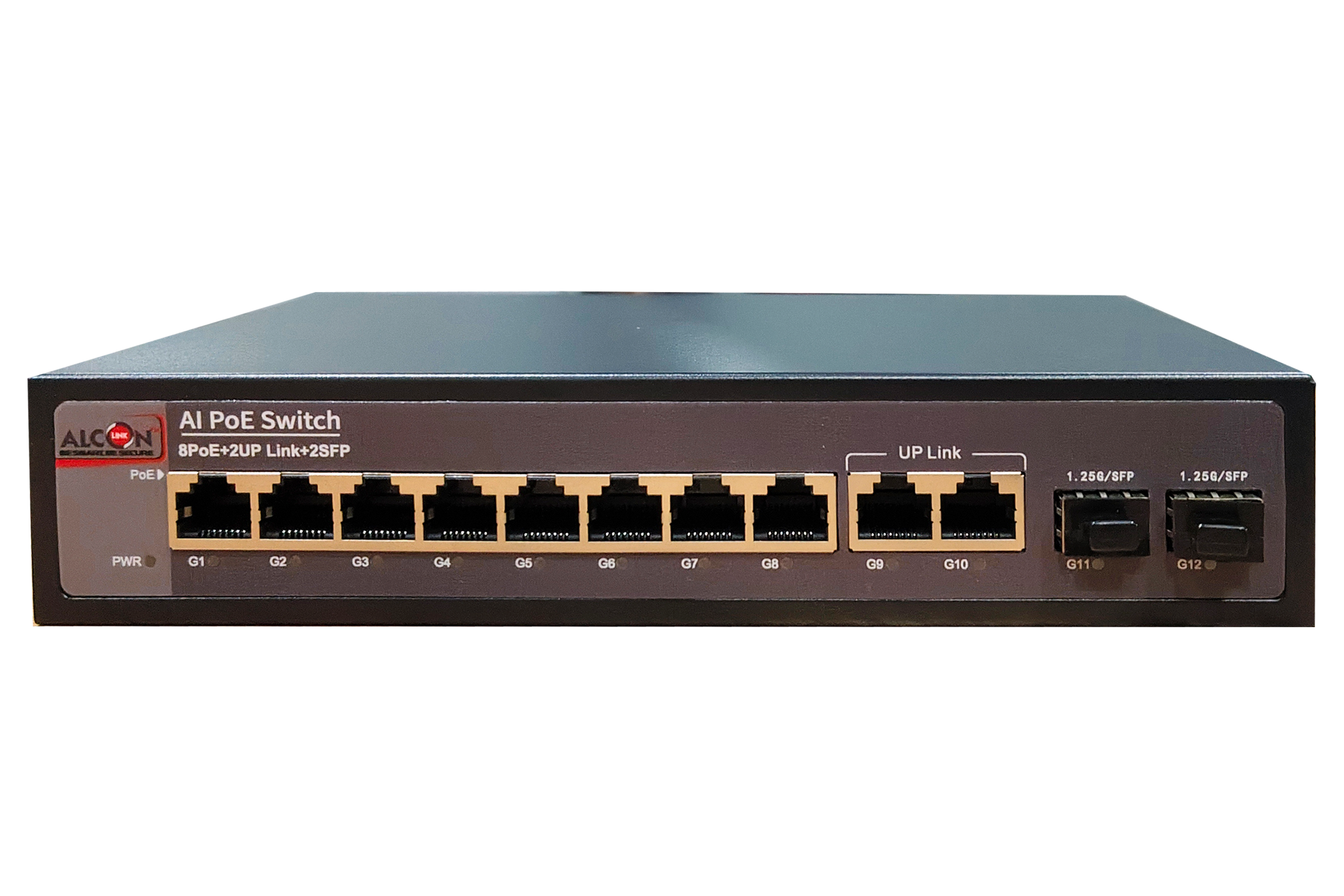 8*GE POE + 2*GE + 2* SFP Up-link Port POE Switch(125W)